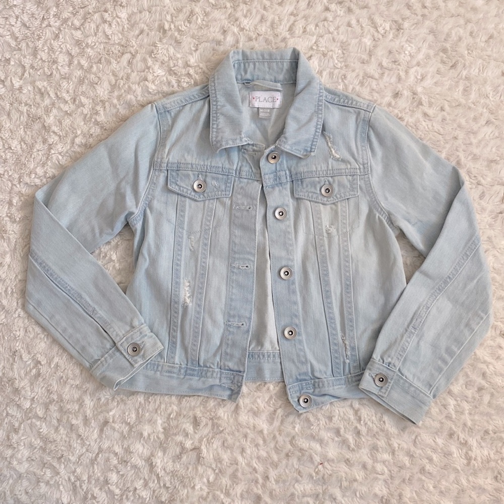 Girls Light Denim Jacket